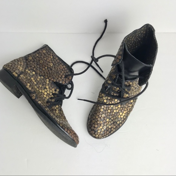 Deena & Ozzy Shoes - 3 FOR 25 | Deena & Ozzy metallic combat boots